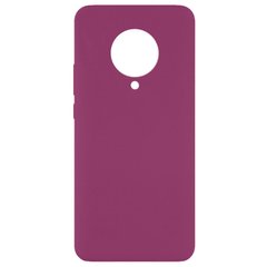 Чехол Silicone Cover Full without Logo (A) для Xiaomi Redmi K30 Pro / Poco F2 Pro, Бордовый / Marsala
