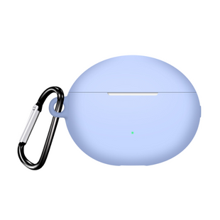Силиконовый чехол для Huawei FreeBuds 5i + карабин, Light Blue