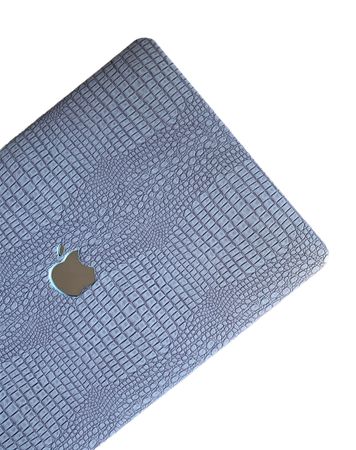 Чохол накладка шкіряна MacBook Pro 16.2 A2485 | A2780, Блакитний