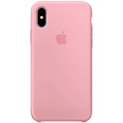 Чехол Silicone Case для iPhone X | XS Розовый - Light pink
