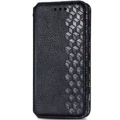 Кожаный чехол книжка GETMAN Cubic (PU) для Samsung Galaxy A31, Черный
