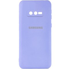 Чехол Silicone Cover My Color Full Camera (A) для Samsung Galaxy S10e, Сиреневый / Dasheen