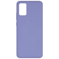 Чехол Silicone Cover Full without Logo (A) для Samsung Galaxy A02s, Сиреневый / Dasheen