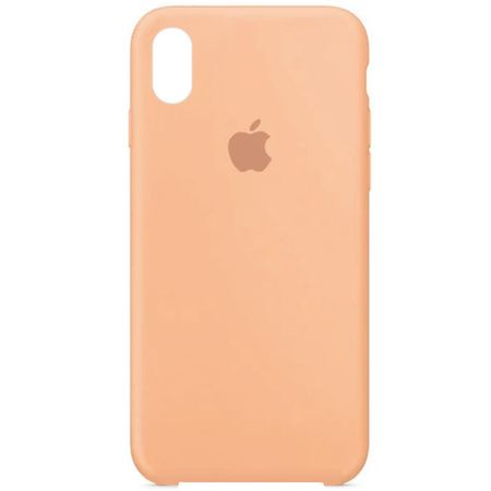 Чехол Silicone Case для iPhone XR Оранжевый - Cantaloupe