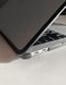 Пластиковая накладка c силиконовым бампером для Macbook Pro 16.2 M2/3/4 A2485, A2780, Прозрачный + Серый бампер