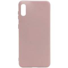Чехол Silicone Cover Full without Logo (A) для Samsung Galaxy A02, Розовый / Pink Sand