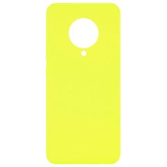 Чехол Silicone Cover Full without Logo (A) для Xiaomi Redmi K30 Pro / Poco F2 Pro, Желтый / Flash