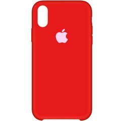 Чехол Silicone Case для iPhone XR Красный - Dark Red