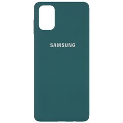 Чехол Silicone Cover Full Protective (AA) для Samsung Galaxy M51, Зеленый / Pine green