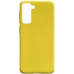 Силиконовый чехол Candy для Samsung Galaxy S21, Желтый