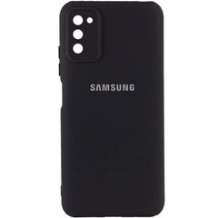 Чехол Silicone Cover My Color Full Camera (A) для Samsung Galaxy A03s, Черный / Black