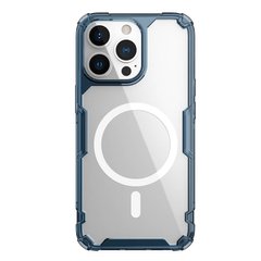 TPU чехол Nillkin Nature Pro Magnetic для Apple iPhone 13 Pro Max (6.7"), Синий (прозрачный)