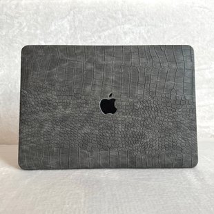 Чохол накладка шкіряна MacBook Pro 16.2 A2485 | A2780, Сірий