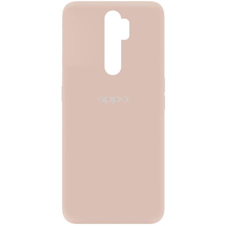 Чехол Silicone Cover My Color Full Protective (A) для Oppo A5 (2020) / Oppo A9 (2020), Розовый / Pink Sand