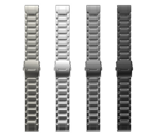 Металевий титановий ремінець 26 мм для Garmin MARQ / Fenix / Epix, Срібний