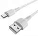 Дата кабель Borofone BX16 USB to MicroUSB (1m), White