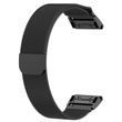Ремінець міланська петля для Garmin 26 mm Garmin Fenix ​​6X | 7X | 5X Plus | 5X | Fenix ​​3 Quik Fit Чорний