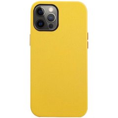 Кожаный чехол K-Doo Noble Collection для Apple iPhone 12 Pro / 12 (6.1"), Желтый