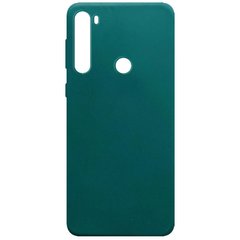 Силиконовый чехол Candy для Xiaomi Redmi Note 8 / Note 8 2021, Зеленый / Forest green