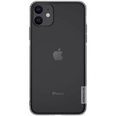 TPU чехол Nillkin Nature Series для Apple iPhone 11 (6.1"), Серый (прозрачный)