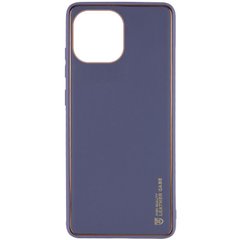 Кожаный чехол Xshield для Xiaomi Mi 11 Lite, Серый / Lavender Gray