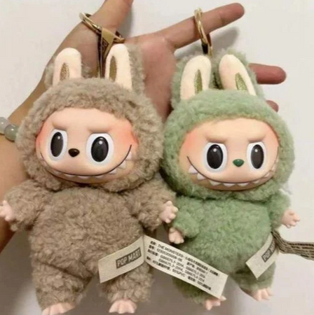 Брелок мягкая игрушка плюшевая Labubu The Monsters exciting macaron фигурка 17 см