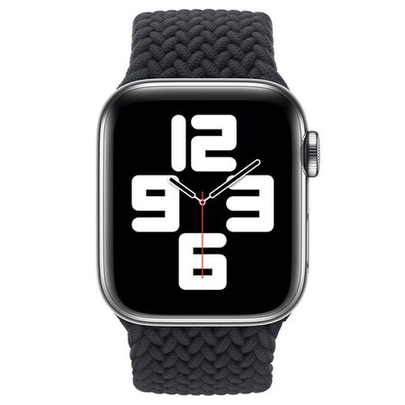 Ремінець Braided Solo Loop для Apple watch 38 | 40 | 41 мм 125мм/40мм 125мм Темно-сірий
