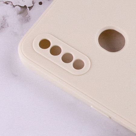 Силиконовый чехол Candy Full Camera для Oppo A31, Бежевый / Antigue White
