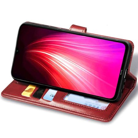 Кожаный чехол книжка GETMAN Gallant (PU) для Xiaomi Poco M3, Красный