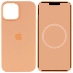 Чехол Silicone case (AAA) full with Magsafe and Animation для Apple iPhone 12 Pro Max (6.7"), Оранжевый / Cantaloupe