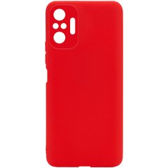 Силиконовый чехол Candy Full Camera для Xiaomi Redmi Note 10 Pro / 10 Pro Max, Красный / Red
