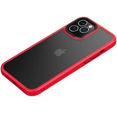 TPU+PC чехол Metal Buttons для Apple iPhone 12 Pro / 12 (6.1"), Красный