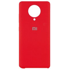 Чехол Silicone Cover (AAA) для Xiaomi Redmi K30 Pro / Poco F2 Pro, Красный / Red