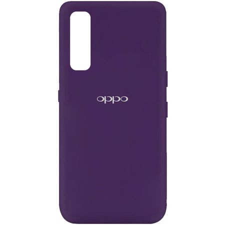 Чехол Silicone Cover My Color Full Protective (A) для Oppo Reno 3 Pro, Фиолетовый / Purple