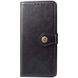 Кожаный чехол книжка GETMAN Gallant (PU) для Xiaomi Redmi Note 9 / Redmi 10X, Черный