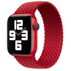 Ремінець Braided Solo Loop для Apple watch 38 | 40 | 41 мм 125ммм/40мм 125мм Червоний