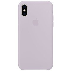 Чехол Silicone Case для iPhone X | XS Серый - Lavender