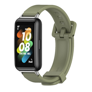 Силиконовый ремешок Mijobs для Huawei Band 10 / 9 / 8 &mdash; сменный браслет для фитнес-браслета,Green