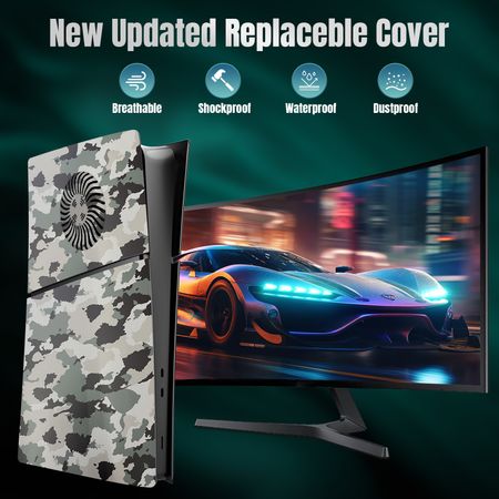 Сменные панели для Sony PlayStation 5 SLIM (2023 року) Digital - Camouflage