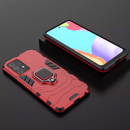 Ударопрочный чехол Transformer Ring for Magnet для Samsung Galaxy A52 4G / A52 5G / A52s, Красный / Dante Red