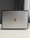 Пластиковая накладка c силиконовым бампером для Macbook Pro 16.2 M2/3/4 A2485, A2780, Прозрачный + Прозрачный Бампер