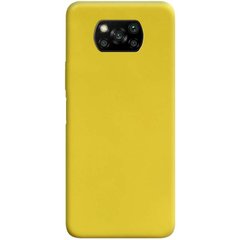 Силиконовый чехол Candy для Xiaomi Poco X3 NFC / Poco X3 Pro, Желтый