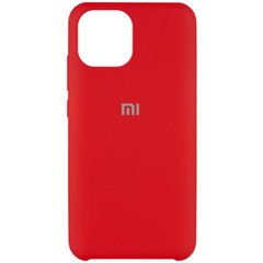 Чехол Silicone Cover (AAA) для Xiaomi Mi 11, Красный / Red