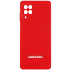 Чехол Silicone Cover Full Camera (AA) для Samsung Galaxy A22 4G / M32, Красный / Red