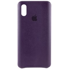 Кожаный чехол AHIMSA PU Leather Case Logo (A) для Apple iPhone X / XS (5.8"), Фиолетовый