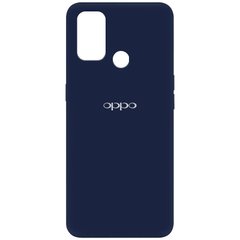 Чехол Silicone Cover My Color Full Protective (A) для Oppo A53 / A32 / A33, Синий / Midnight blue