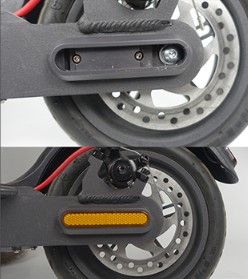 Боковые отражатели колес для электросамоката Xiaomi mijia M365 Pro | Pro 2 | 1S, Одиночный (Желтый)