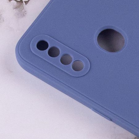 Силиконовый чехол Candy Full Camera для Oppo A31, Голубой / Mist blue