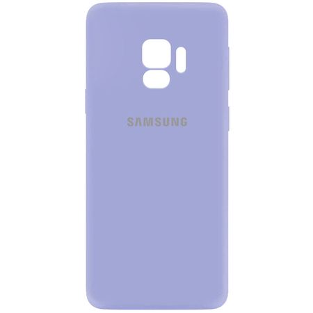 Чехол Silicone Cover My Color Full Camera (A) для Samsung Galaxy S9, Сиреневый / Dasheen