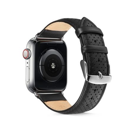 Ремешок кожаный BlackPink Modern для Apple Watch 38/40mm, Черный